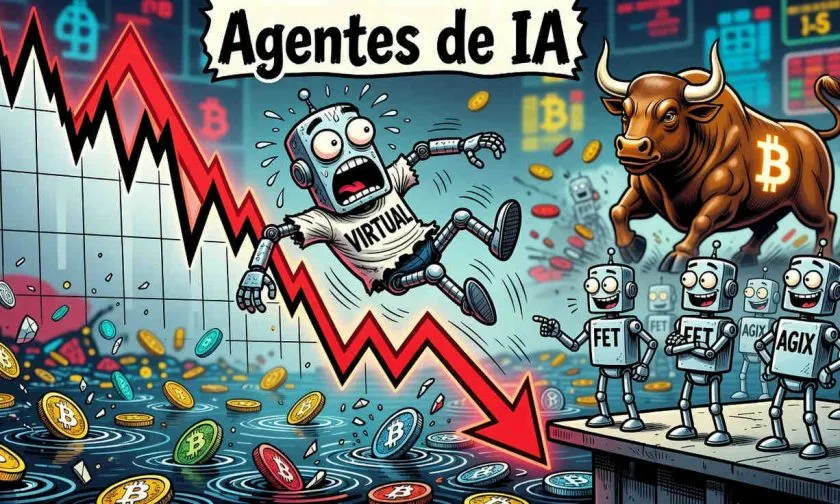 Virtuals Protocol en caída libre: ¿Se desmorona el mercado de agentes de IA?