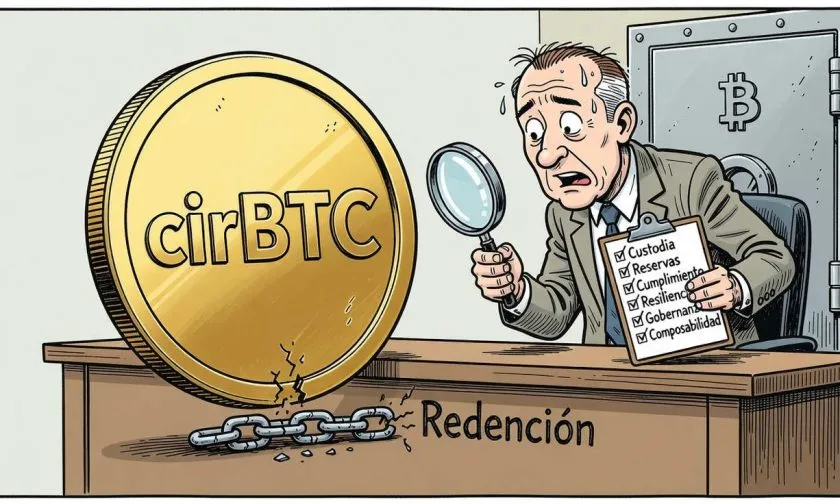 Circle fija siete criterios para evaluar activos envueltos y los aplica a cirBTC
