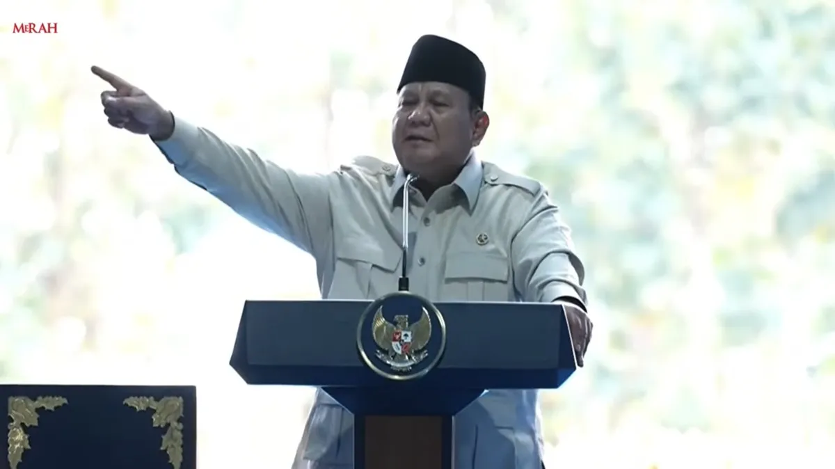Prabowo Cerita Kepala BPKP Izin Periksa Penyelewengan Orang Dekatnya