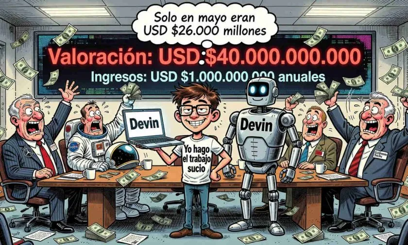 Cognition busca recaudar USD $40.000 millones tras valoración de $26.000 millones