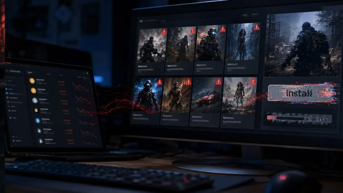 Crypto malware in 8 Steam games steals tokens after leaving trail to Uber Eats deliveries