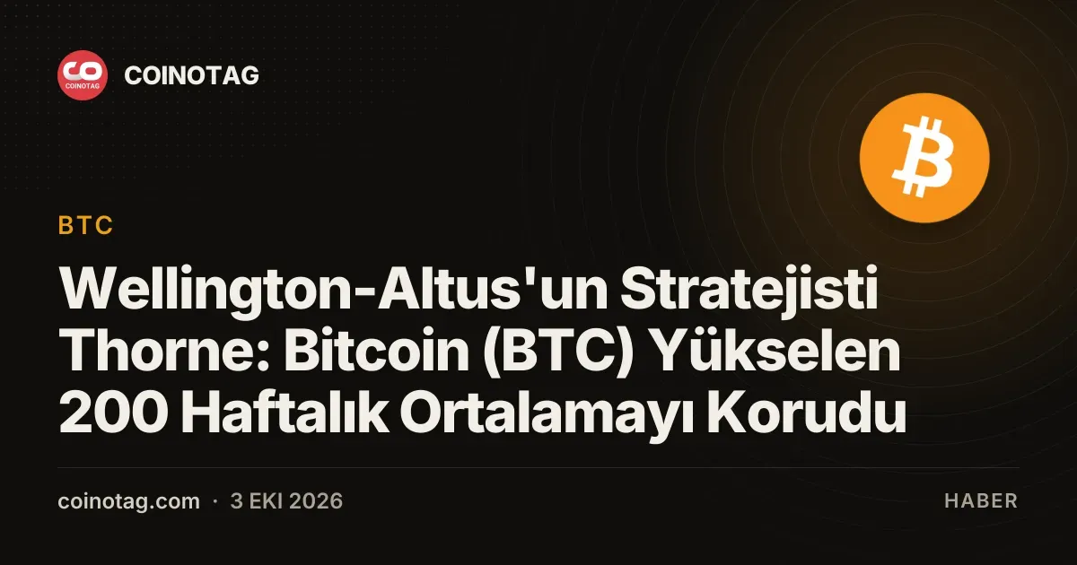 Bitcoin, 200 haftalık hareketli ortalamayı korurken boğa sinyalleri veriyor