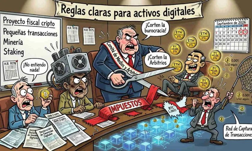 Cámara de Representantes de EE. UU. prepara votación sobre reforma fiscal cripto en septiembre
