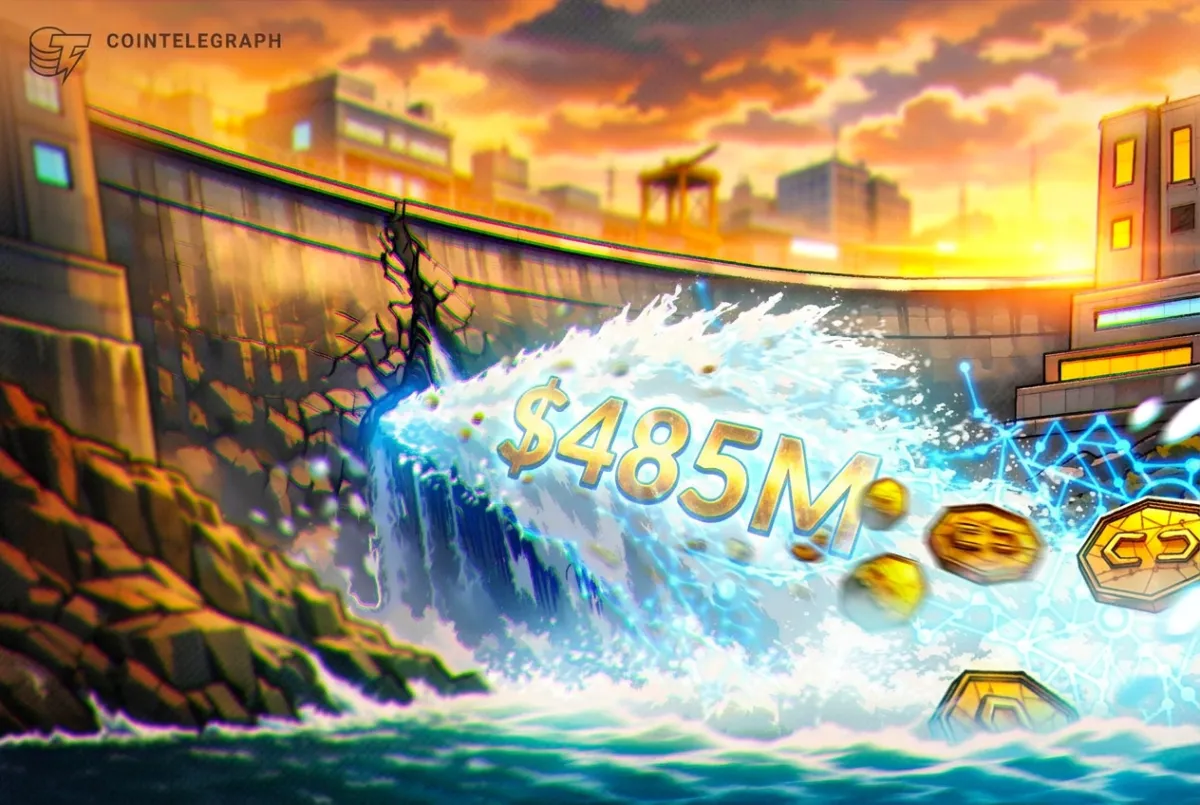 Bitcoin ETFs experience $485 million outflow, reversing October gains