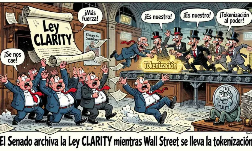 El Senado archiva la Ley CLARITY y JPMorgan teme que la tokenización se vaya a Wall Street
