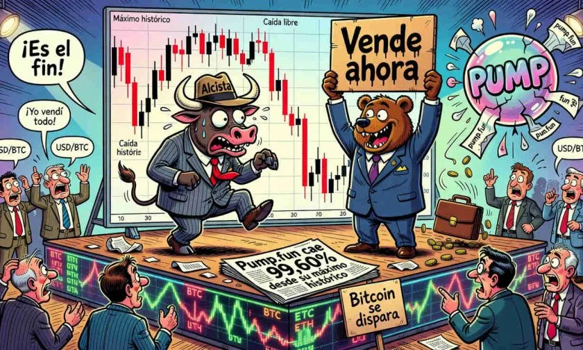 Pump.fun cae 99,60% desde su máximo histórico: ¿fin de la era de las memecoins?