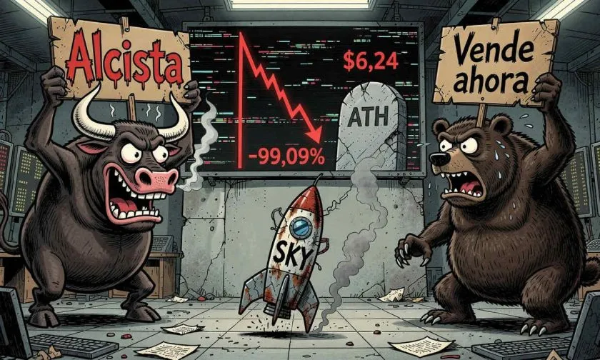 Skycoin (SKY) sigue estancado en USD $0,0565677 con baja capitalización