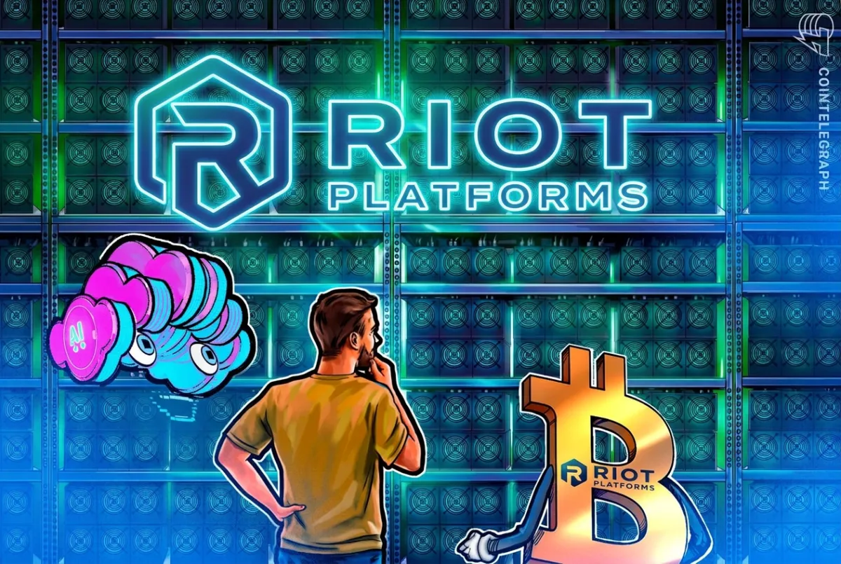 Riot Platforms pays off $200 million credit facility, freeing up collateral