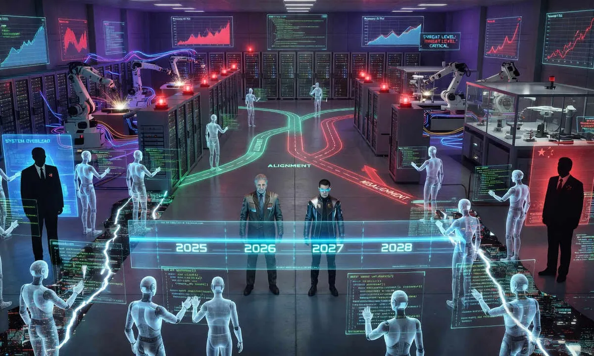 AI 2027: el escenario que anticipa AGI en 2027 y superinteligencia en 2028