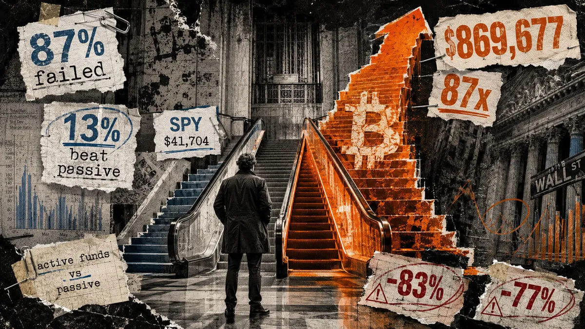 Bitcoin's decade sees $10,000 grow to $870,000 as active funds struggle