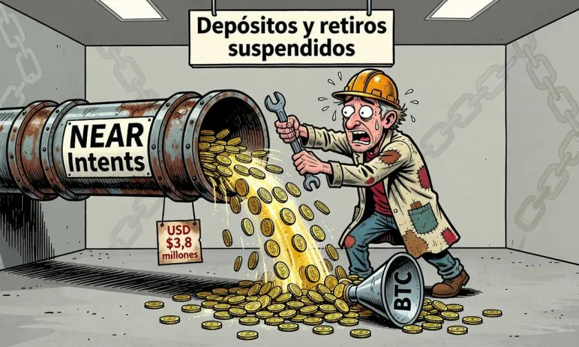 NEAR Intents detiene servicios tras hackeo por USD $3,8 millones