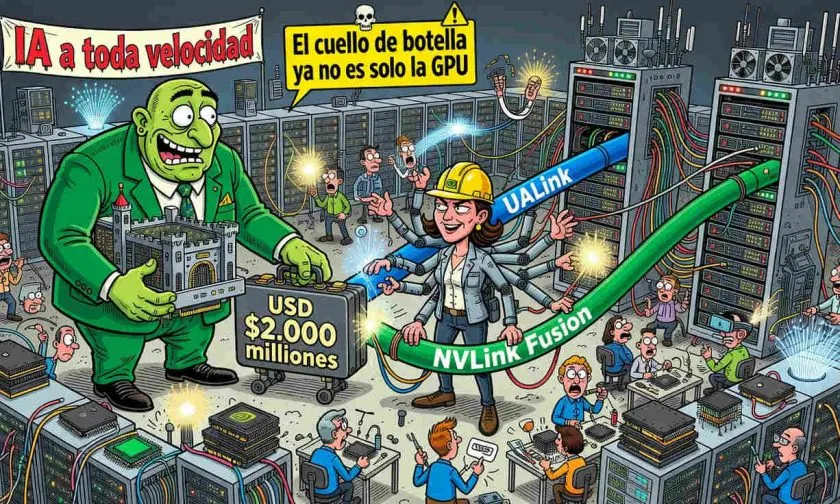Nvidia invierte USD $2.000 millones en Marvell pese a su apoyo a una alternativa abierta a NVLink