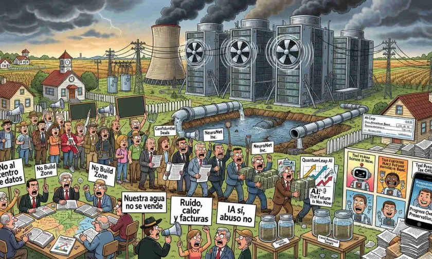Protestas frenan proyectos de centros de datos por USD $130.000 millones en EE. UU.