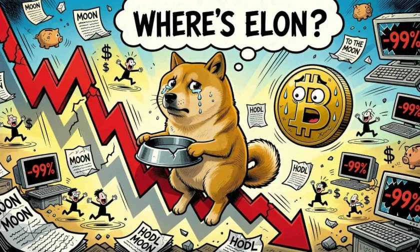 Dogecoin se desploma un 6,5% y pierde el soporte de $0,08 en medio de una ola vendedora en memecoins