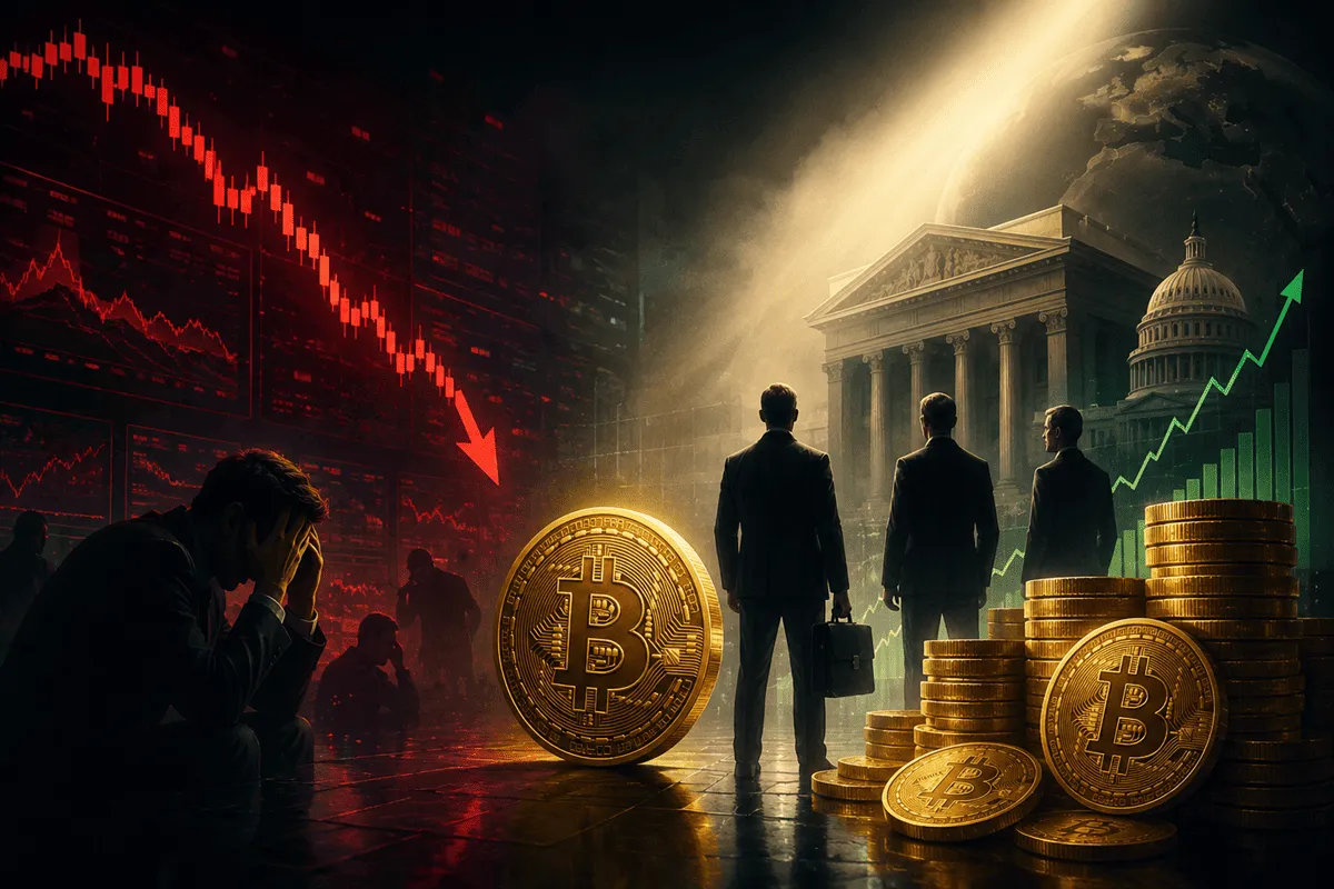 Caída de Bitcoin: el mercado entra en pánico, pero no todos están vendiendo