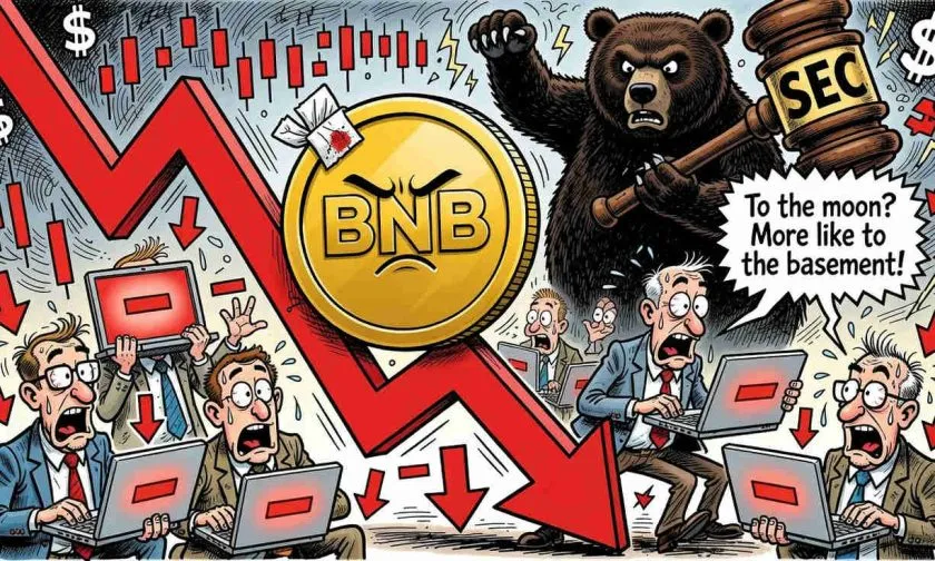 BNB se precipita por debajo de los 600 dólares y enciende todas las alertas técnicas