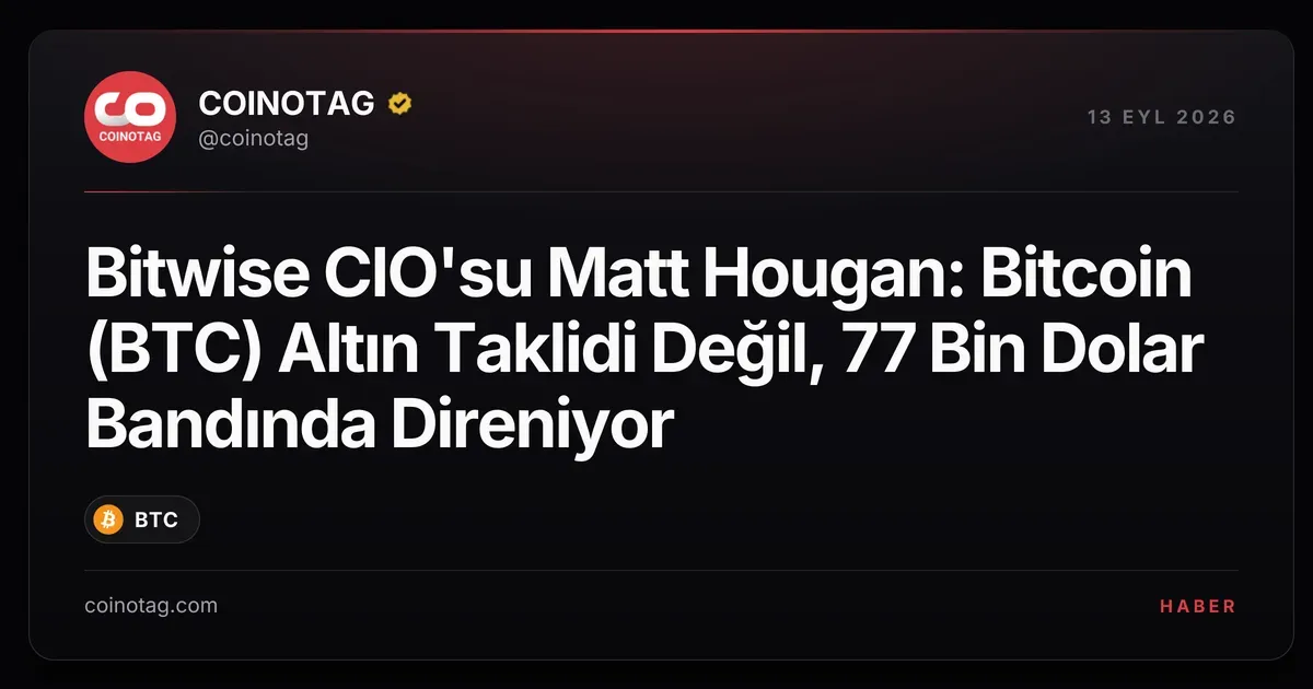 Bitcoin, 77 bin dolar bandında özgün bir varlık olarak direniyor