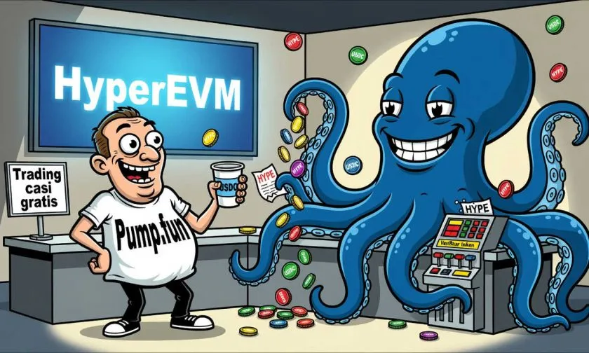 Pump.fun expande su plataforma al permitir trading de tokens HyperEVM con USDC