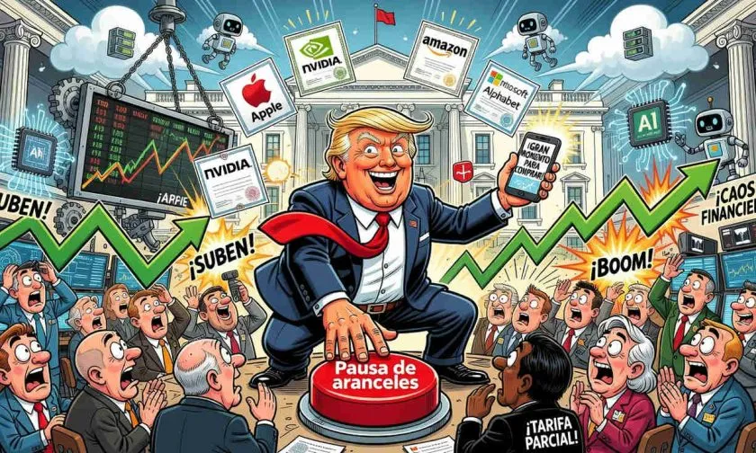 Trump realizó 327 operaciones bursátiles antes de pausar aranceles y desata debate en Wall Street