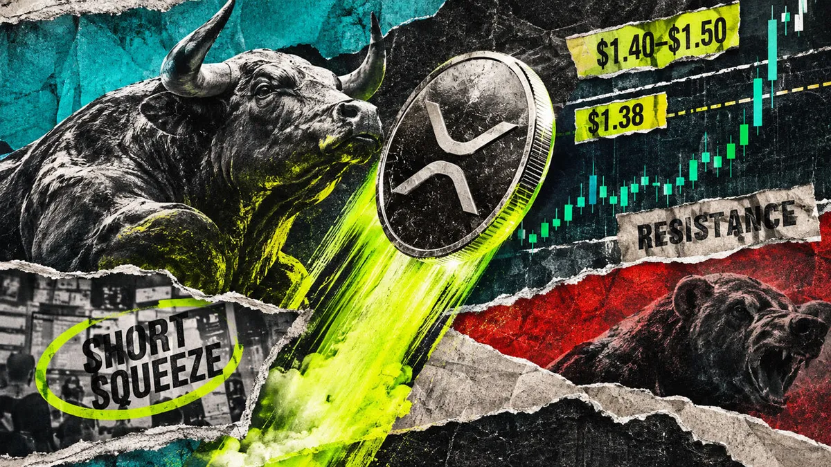XRP's 22% surge sparks forced short-buying, testing critical resistance level
