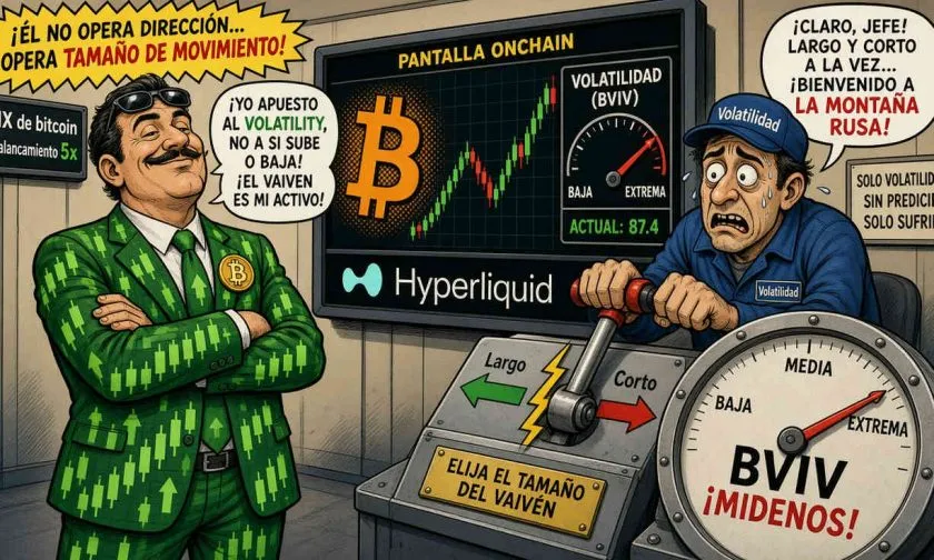 Hyperliquid lanza futuros perpetuos del 'VIX de bitcoin' con apalancamiento de 5x