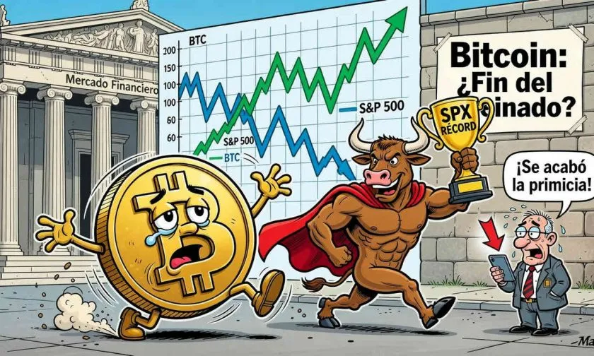 S&P 500 alcanza máximos históricos mientras Bitcoin pierde terreno