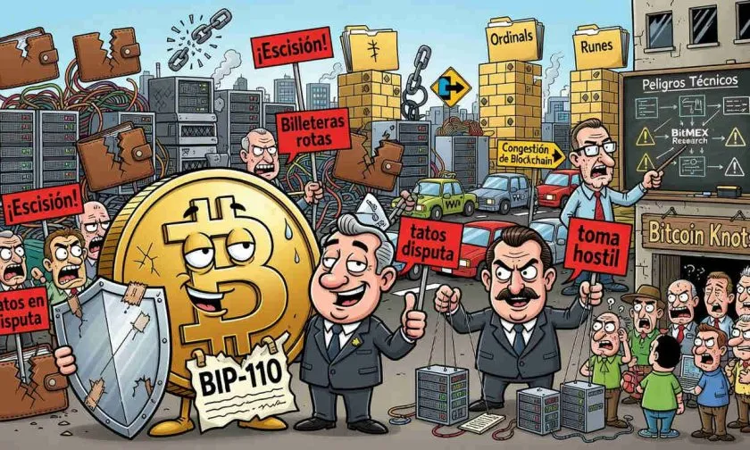Fracaso de BIP-110 alivia a Bitcoin y reabre la pelea por los datos en la red