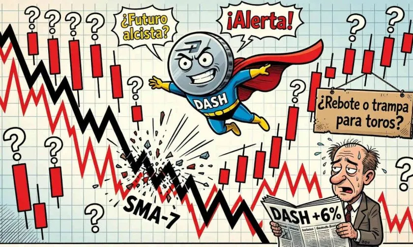 DASH se dispara un 6% en un intento de revertir su tendencia bajista del año
