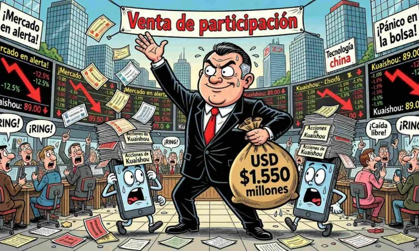 Tencent busca hasta USD $1.550 millones con venta de acciones de Kuaishou