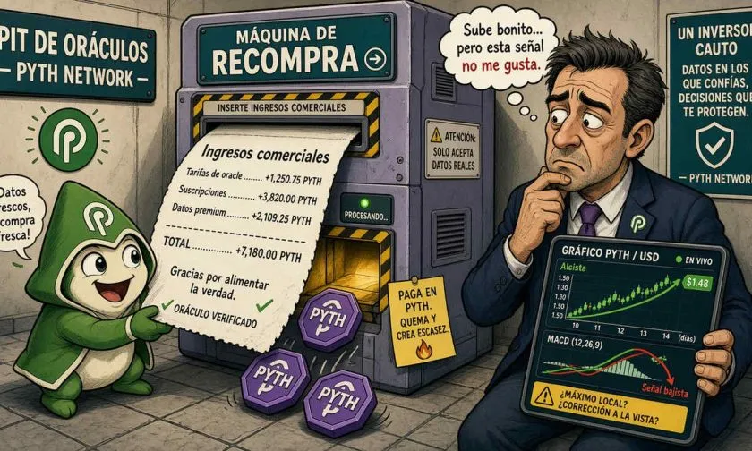 PYTH aumenta 10,87% el 9 de octubre, pero presenta señales bajistas