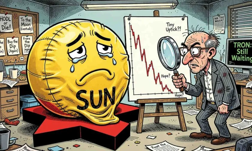 Sun ($SUN) al borde de una ruptura tras rebote del 7,8% en 30 días