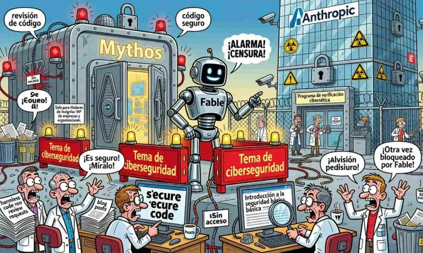 Anthropic enfrenta críticas por las restricciones de Fable en tareas de ciberseguridad