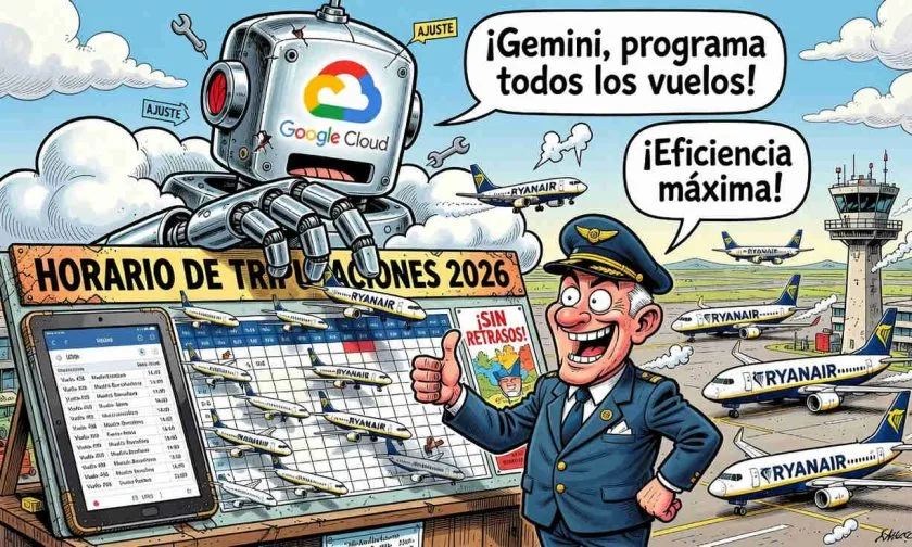 Ryanair y Google Cloud: la IA que programará a los pilotos