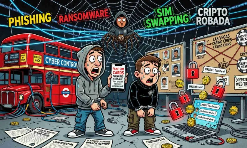 Dos hackers de Scattered Spider se declaran culpables por ataque a Transport for London