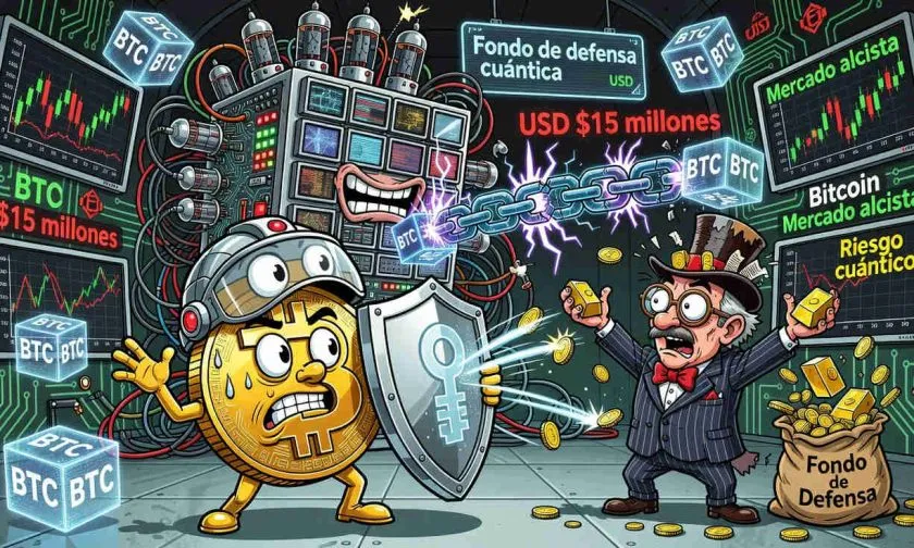 Bitcoin enfrenta la amenaza cuántica mientras surge un fondo de defensa de USD $15 millones
