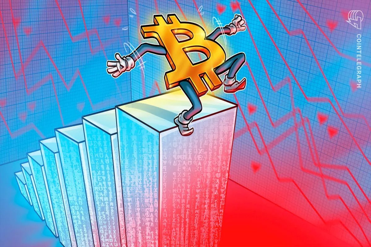 Bitcoin onchain demand indicator turns negative as price drops below $77K