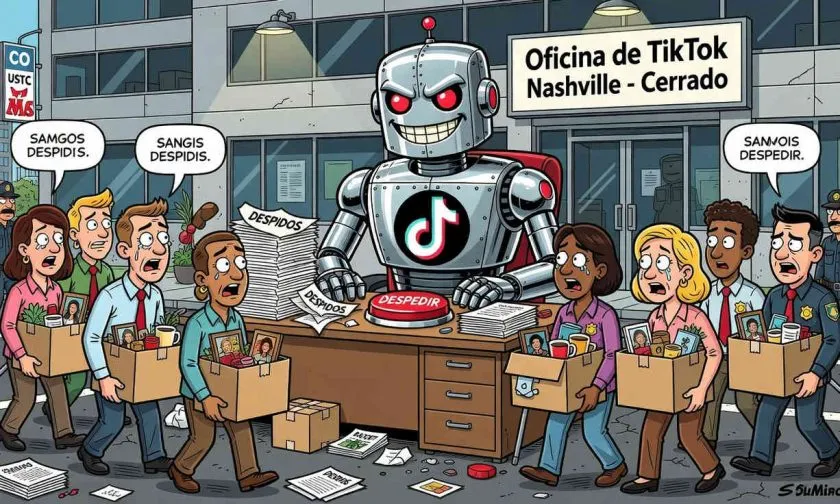 TikTok despide a 250 empleados y cierra su oficina en Nashville