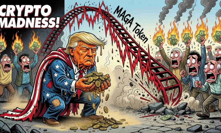 $TRUMP rebota un 5% en medio de un mercado en ruinas: ¿es el fin del colapso o un espejismo?