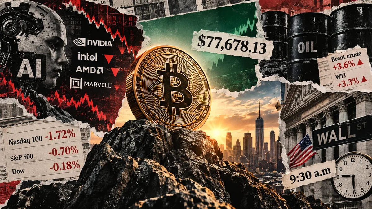 Bitcoin remains resilient near $78,000 amid Wall Street's Monday turmoil