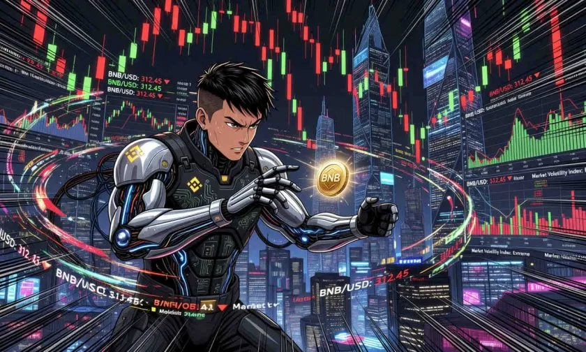 Bnb cae 0,21% en sesión volátil: análisis técnico advierte consolidación