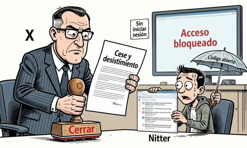 X cierra Nitter tras acusaciones de scraping ilegal y acceso a datos