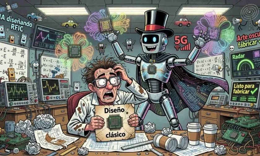 IA diseña chips de radio que desafían la intuición humana y aceleran el futuro del 5G