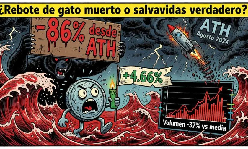 Kaspa (KAS) repunta un 4.66% en un mercado sin convicción este 2026-07-26
