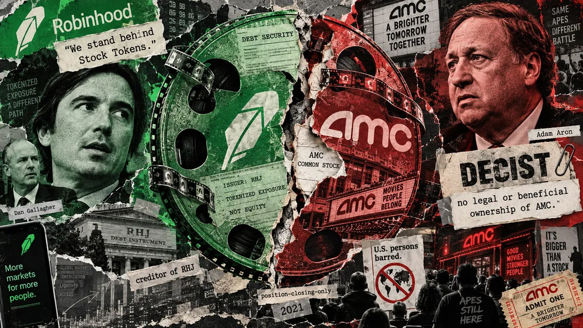 Robinhood stands firm against AMC CEO's call to halt tokenized meme stock