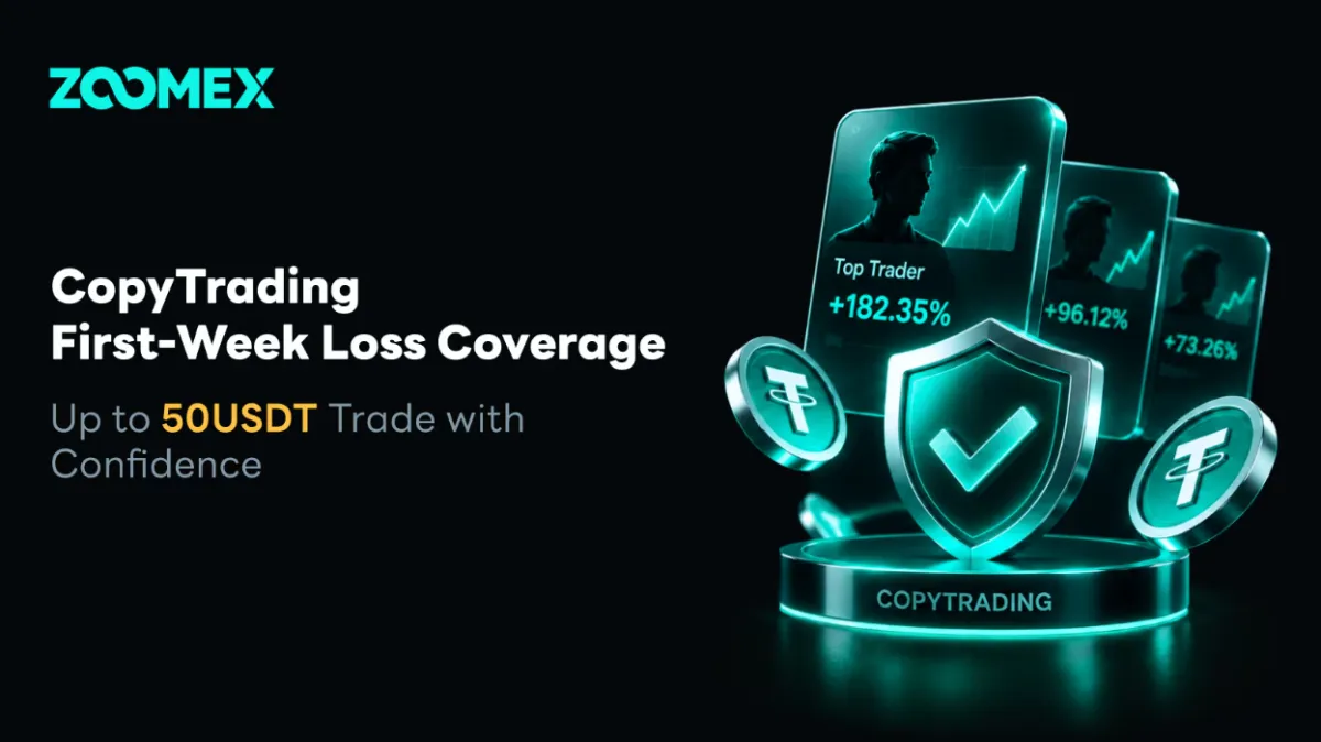 Zoomex lança campanha de compensação por perdas em copy trading na primeira semana