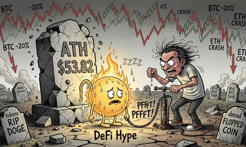 SUN ($SUN) se aferra a los $0.018 mientras el mercado cripto espera un catalizador