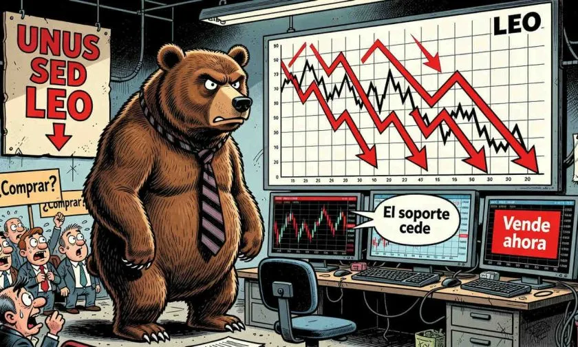 Unus Sed Leo alcanza mínimos de 30 días con volumen en caída del 12%
