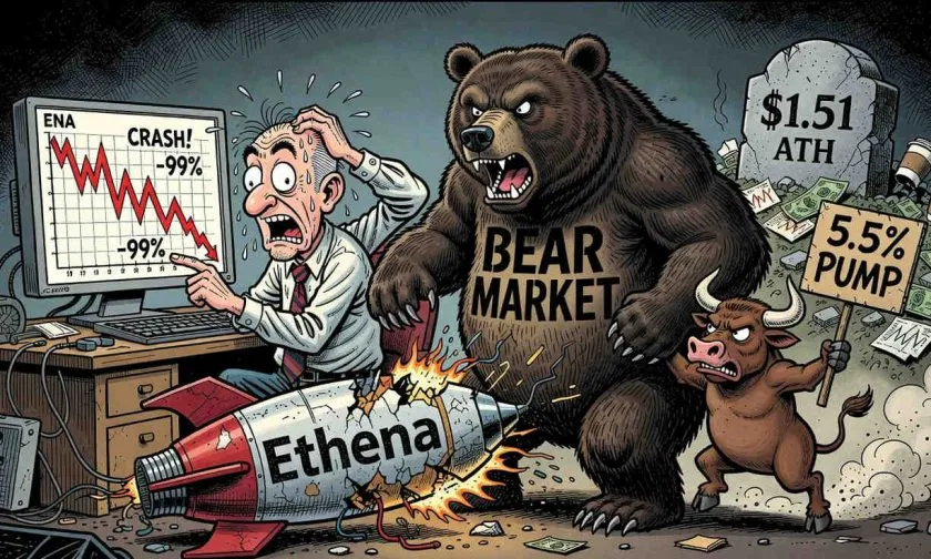 Ethena (ENA) registra un repunte diario del 5.55% el 13 de junio de 2026 en medio de un mercado bajista histórico