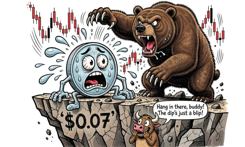 HBAR lucha por defender los USD $0,07 en un mercado altcoin en declive