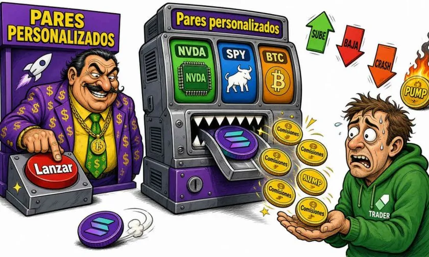 Pump.fun lanza Custom Pairs para transacciones con acciones tokenizadas y BTC